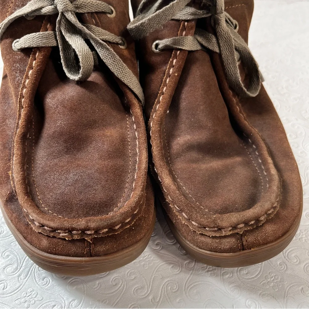 Vintage IPATH Mens US CATS Skateboarding Shoes Tan Suede Chukka Boot Size 11.5